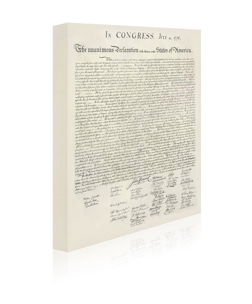 Declaration of Independence Canvas - Patriot Prints